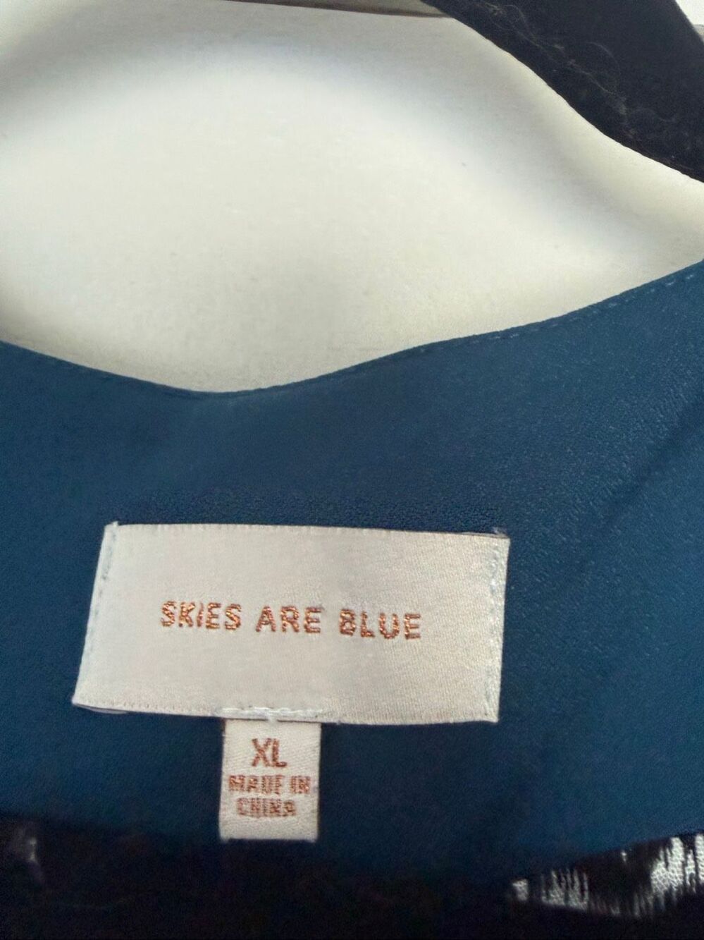 Skies are Blue Women’s XL Blue Blazer Scrunched Sleeve Career Office Core - Picture 2 of 5